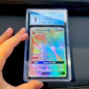 Cgc 7 charizard gx rainbow rare